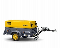 Дизельный генератор на шасси ATLAS COPCO QAX 30, 24 кВт, 400 В, 50 Гц